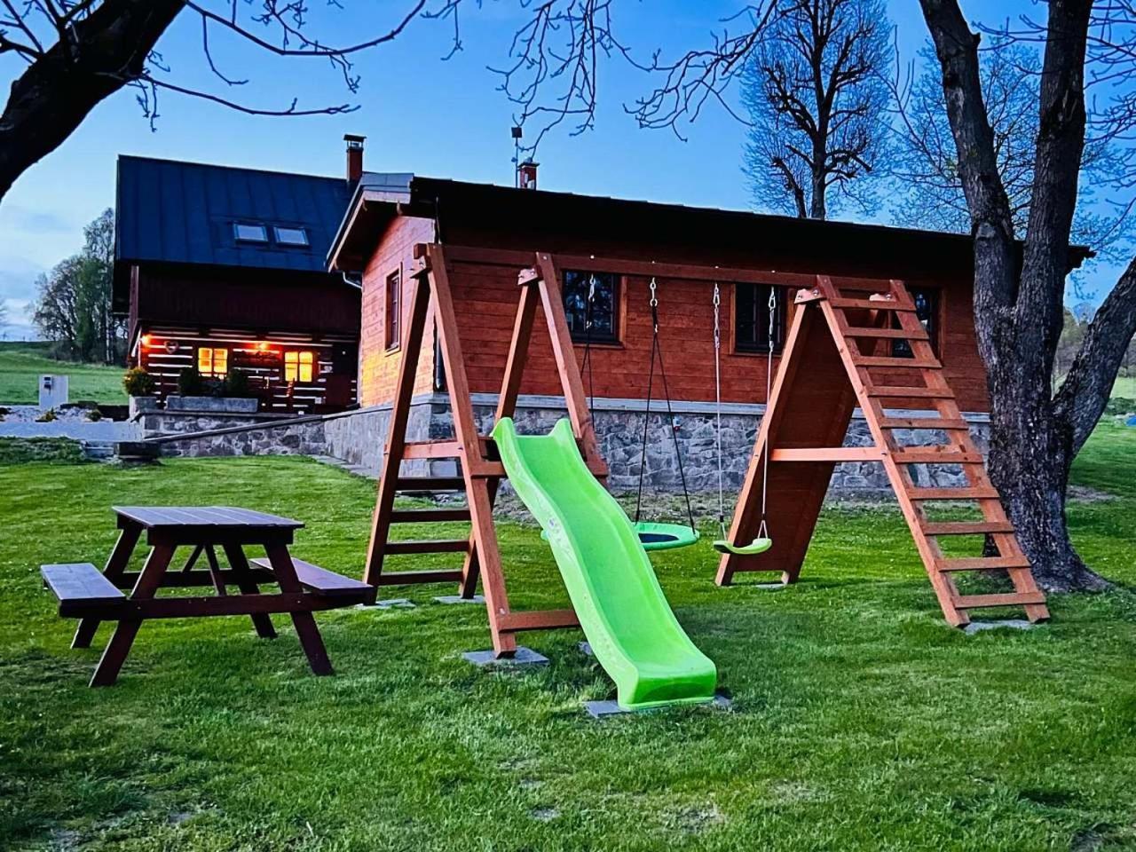 Chalupa Chriby Destné v Orlických horách Exterior foto