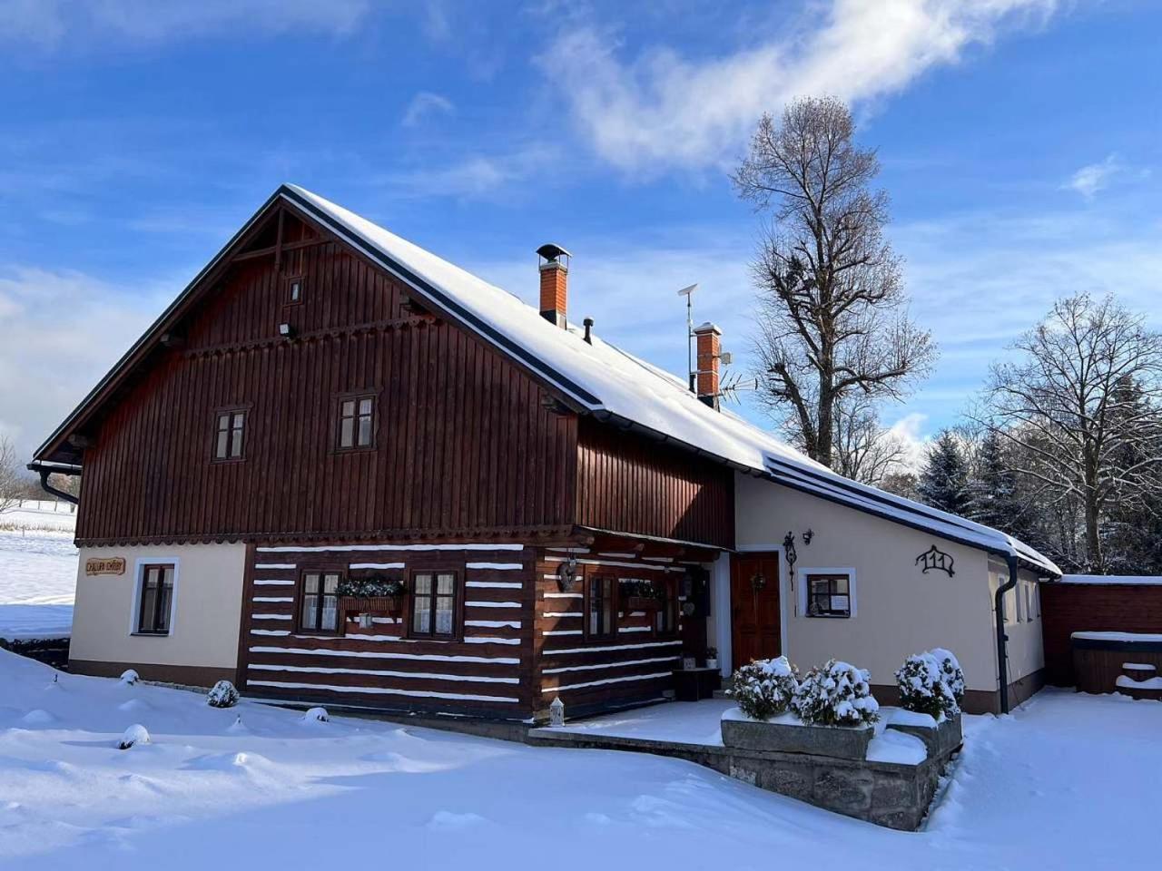 Chalupa Chriby Destné v Orlických horách Exterior foto